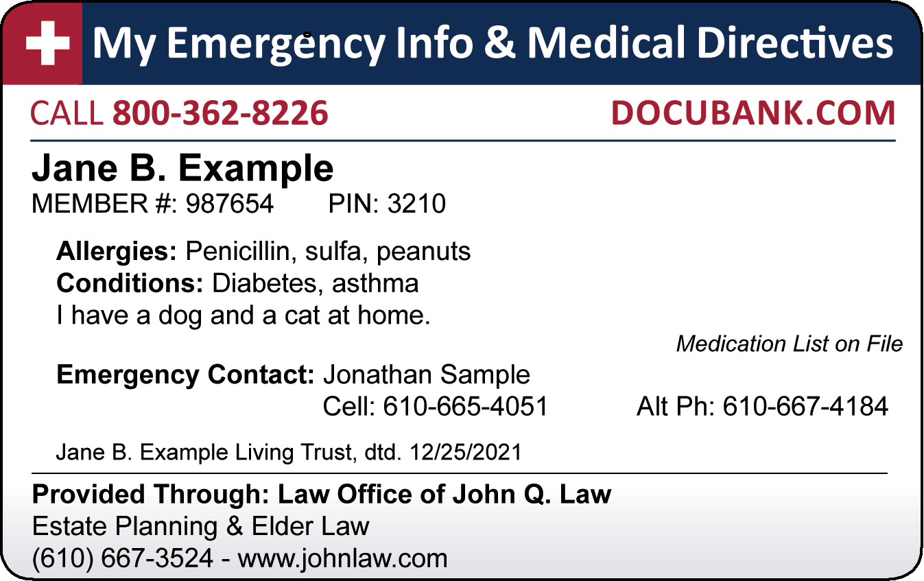 DocuBank Card
